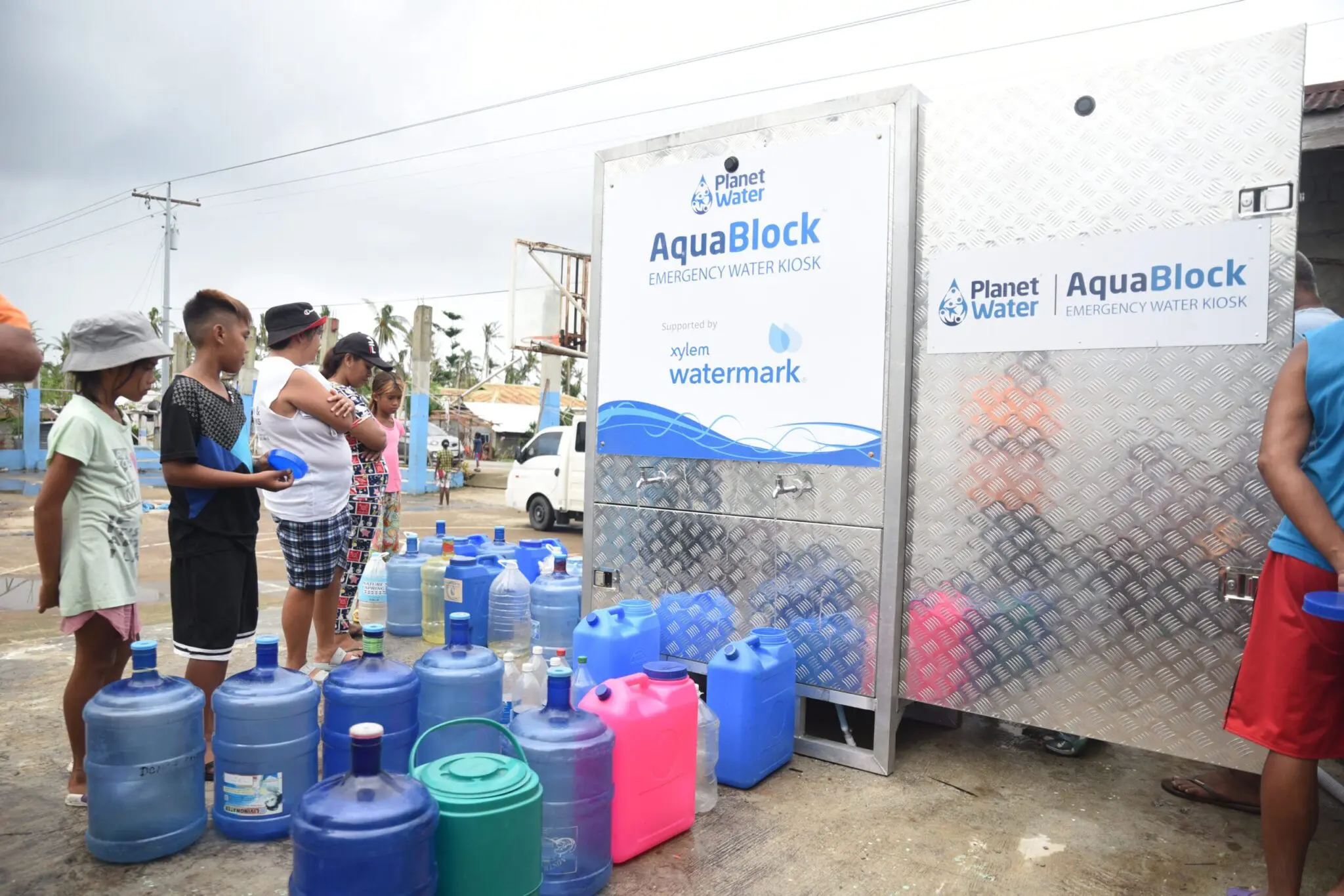 Disaster Response, AquaBlock, Clean drinking water, Planet Water Foundation