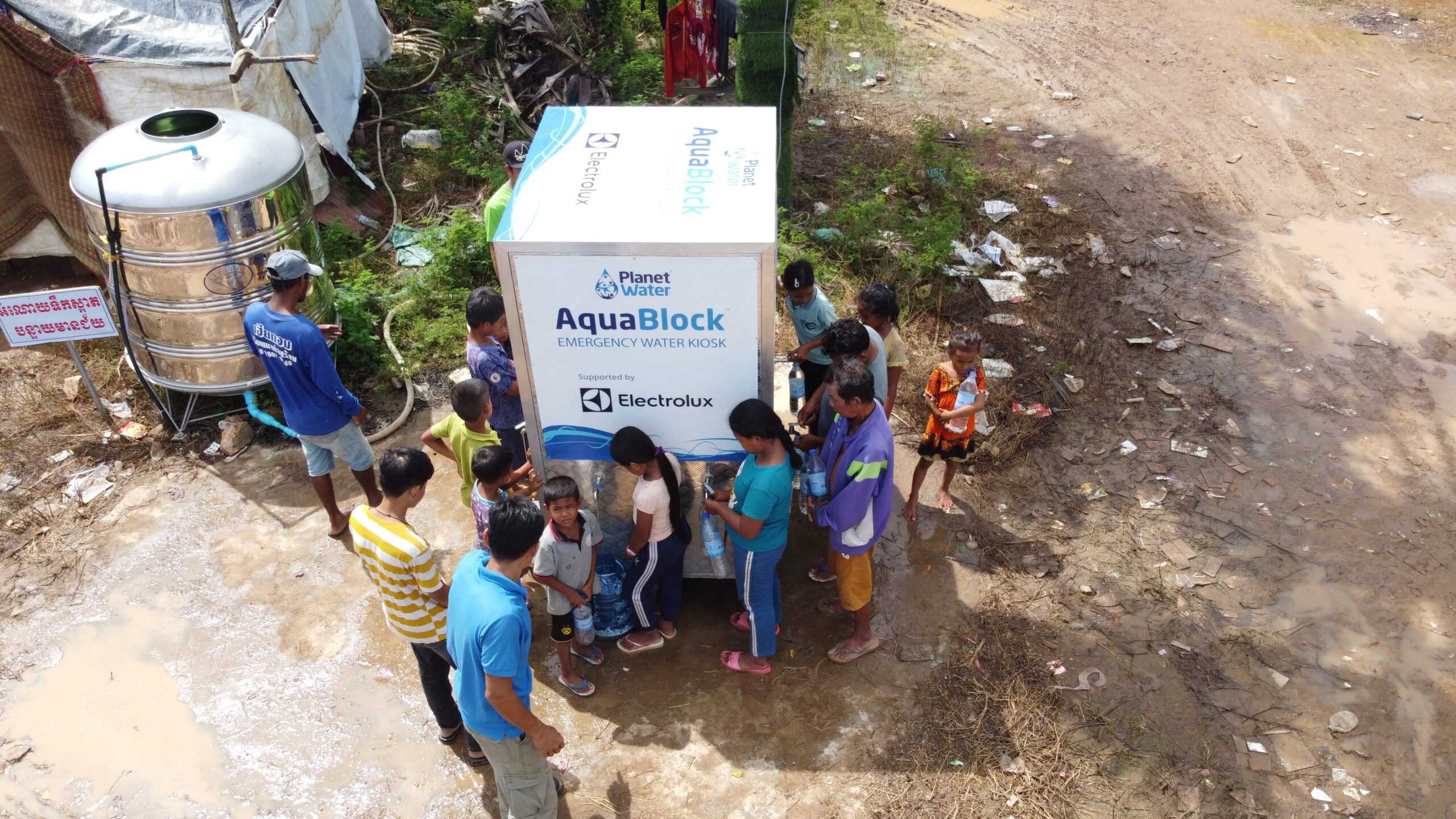 Disaster Response, AquaBlock, Clean drinking water, Planet Water Foundation