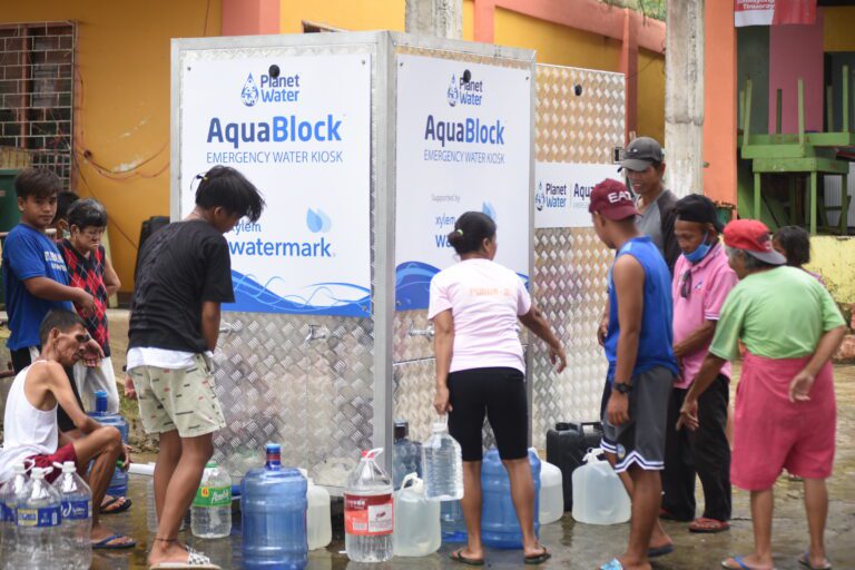 Disaster Response, AquaBlock, Clean drinking water, Planet Water Foundation