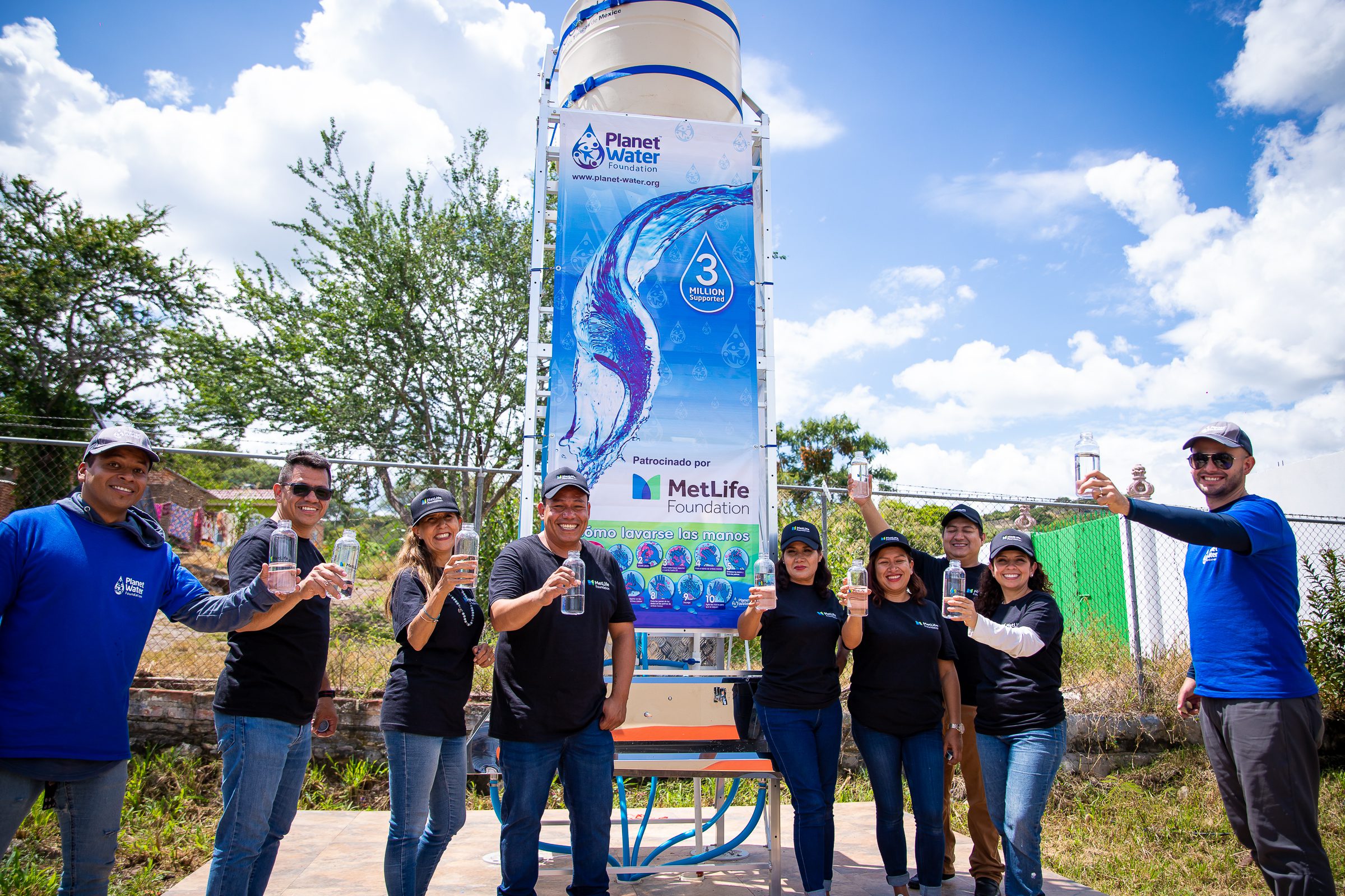 Planet Water Foundation and MetLife Foundation AquaTower in La Cal, Jalisco